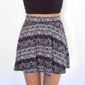 PacSun LA Hearts Skater Skirt
